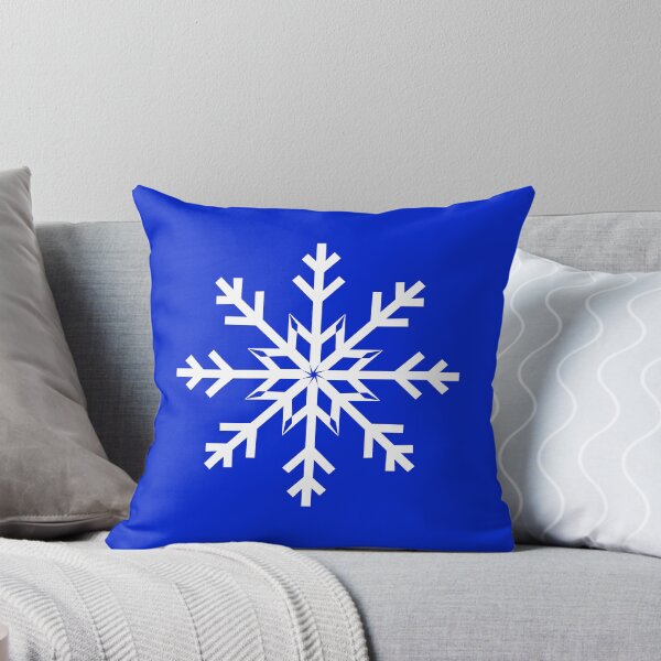 Item preview, White Snowflake on Royal Blue designed and sold by Sharon Schwalbe.