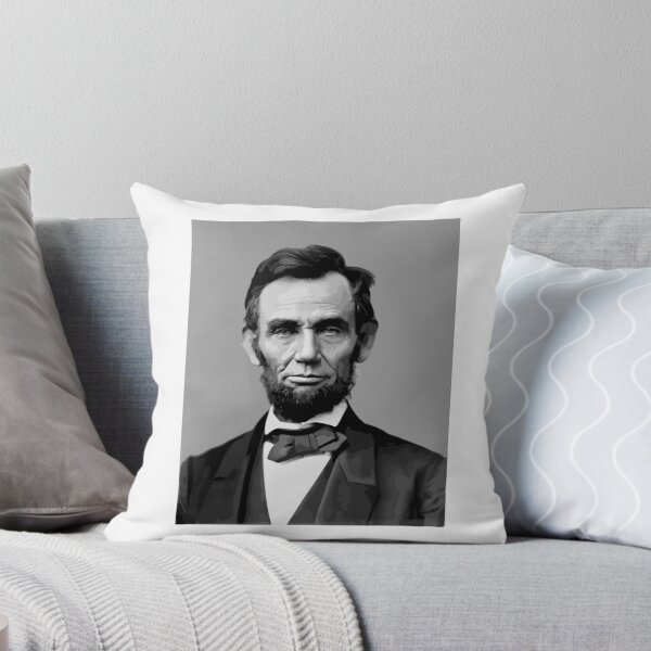 Item preview, Abraham Lincoln Portrait Black and White designed and sold by Sarah Lopez.