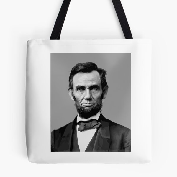 Item preview, Abraham Lincoln Portrait Black and White designed and sold by Sarah Lopez.