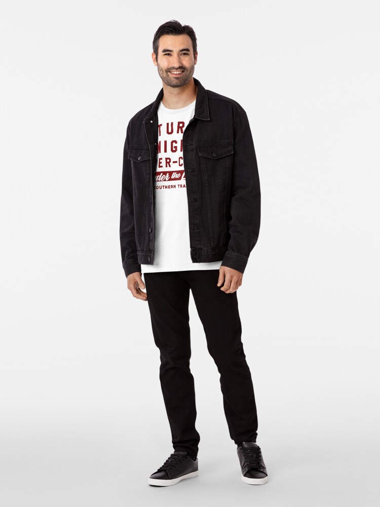 Alternate view of "SATURDAY NIGHT” (BURG) TEES/HOODIES Premium T-Shirt