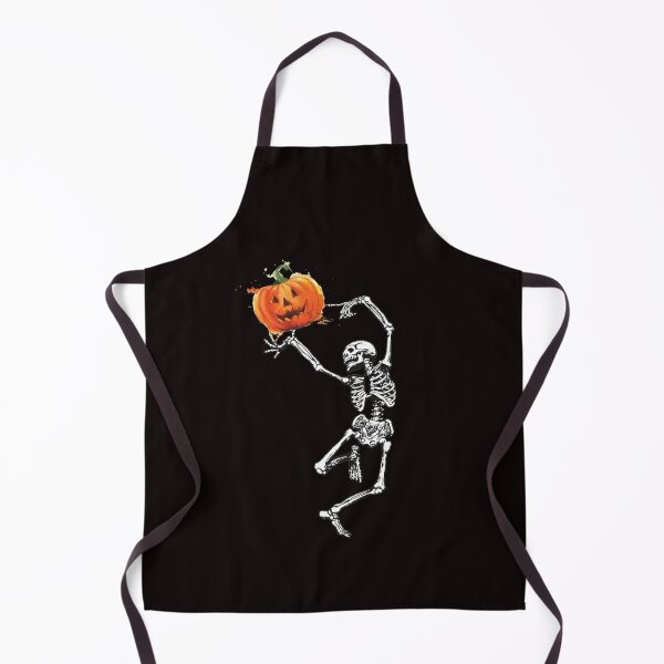 funny happy halloween DANCING Apron