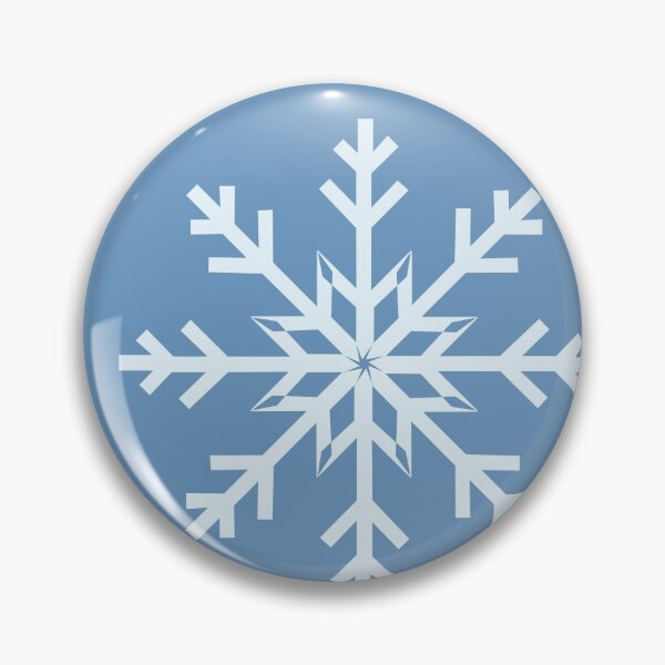 Artikelvorschau, Blue Snowflake on Powdered Blue entworfen und verkauft von Sharon Schwalbe.