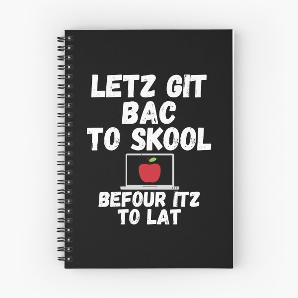 Item preview, Letz git bac to skool - Let's get back to School - by Boo-da-chay designed and sold by Boo-da-chay.