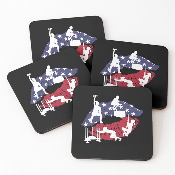 Item preview, USA Women Crossfit  Workout Fitness designed and sold by Desiznn.