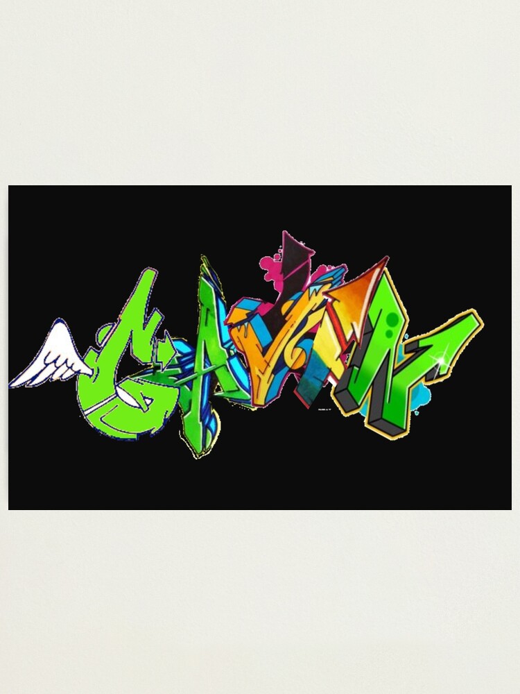 Gavin Name in graffiti\