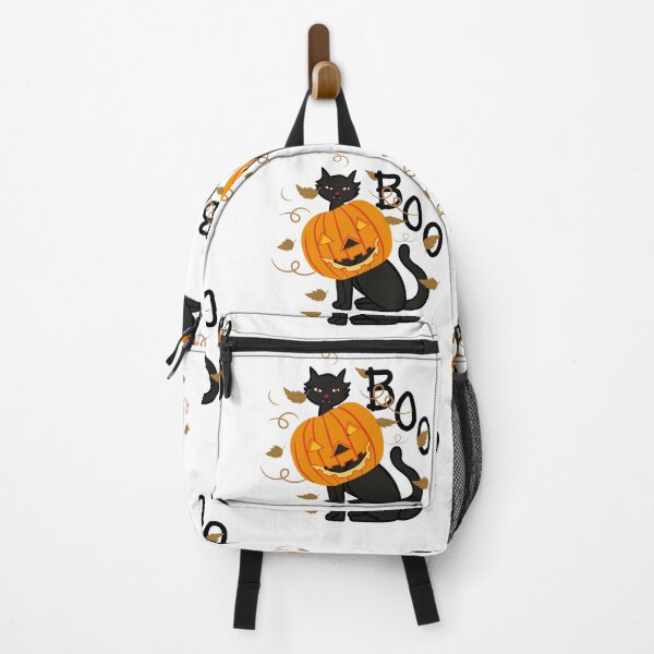 Item preview, Halloween black cat wear Halloween pumpkin. designed and sold by hadkhanong.