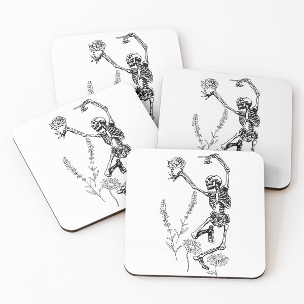 Item preview, Dancing Skeleton with Flowers Design  designed and sold by Chrissyleeadam.