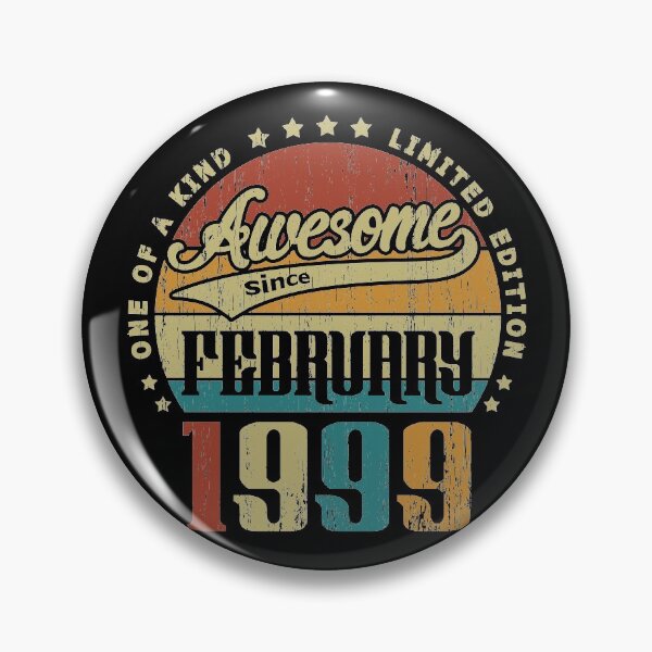 Item preview, Vintage February 1999 One Of A Kind Awesome Since February 1999 22nd Birthday Gift 22 Years Old designed and sold by Takatv.