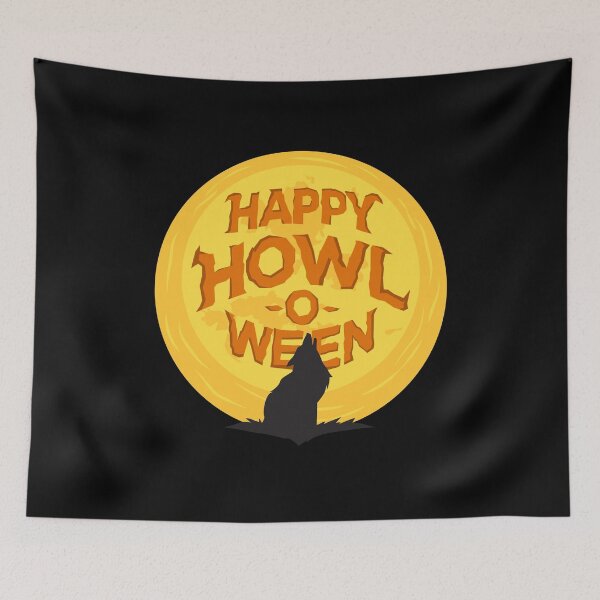 Item preview, Happy Howl-O-Ween , Its Never Too Early For Halloween designed and sold by Quadghouls.