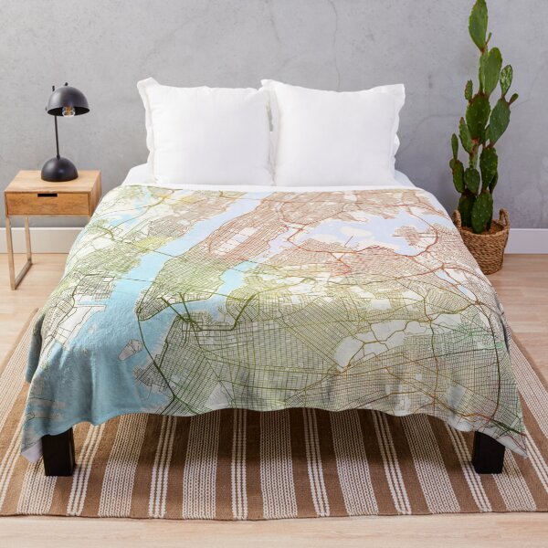 Item preview, New York City Map Watercolor bu Zouzounio Art designed and sold by zouzounioart.