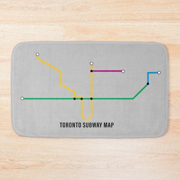 Item preview, TTC Subway Map designed and sold by W&P Drae.