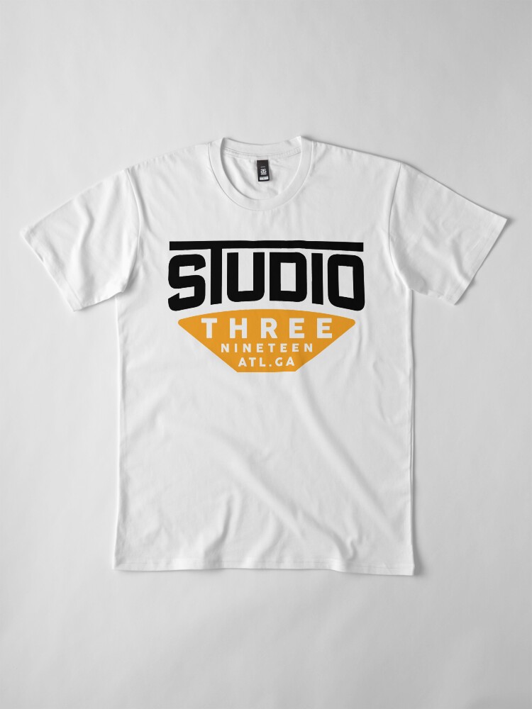 Alternate view of "STATION” (WHITE) TEES/HOODIES Premium T-Shirt