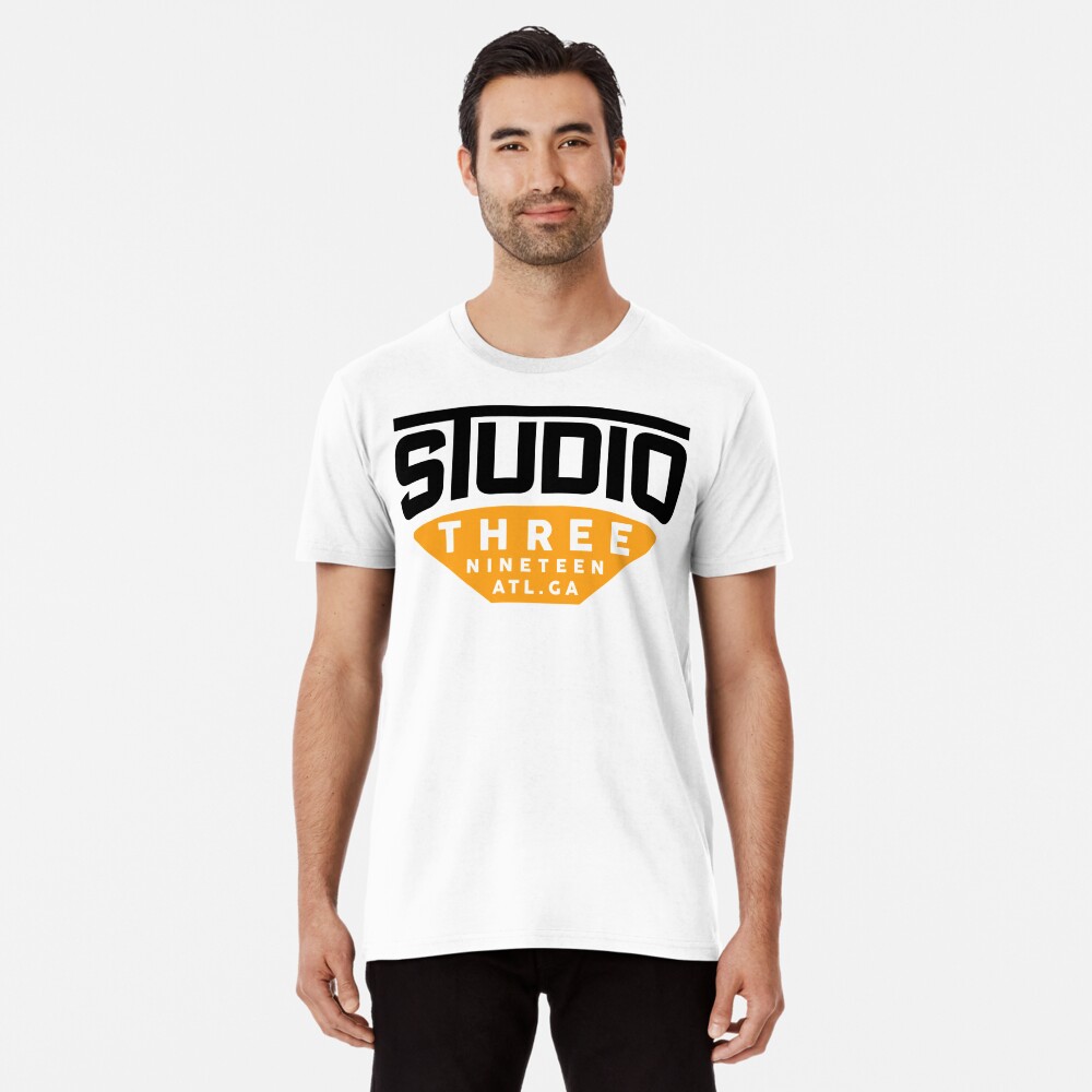 "STATION” (WHITE) TEES/HOODIES Premium T-Shirt