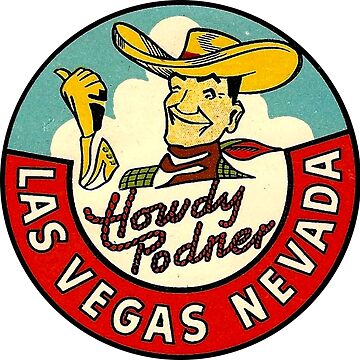 Artwork thumbnail, Las Vegas Vic Vintage Travel Decal by hilda74