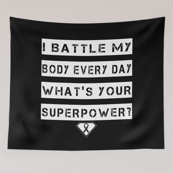 Item preview, Spoonie Species: Chronic Illness Superhero (wht) designed and sold by spoonie-species.
