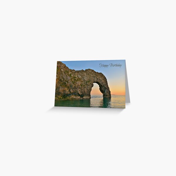 Durdle Door Birthday Cardd Greeting Card