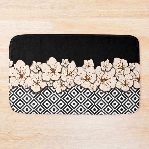 Item preview, Black and White flower pattern designed and sold by smARTwork.