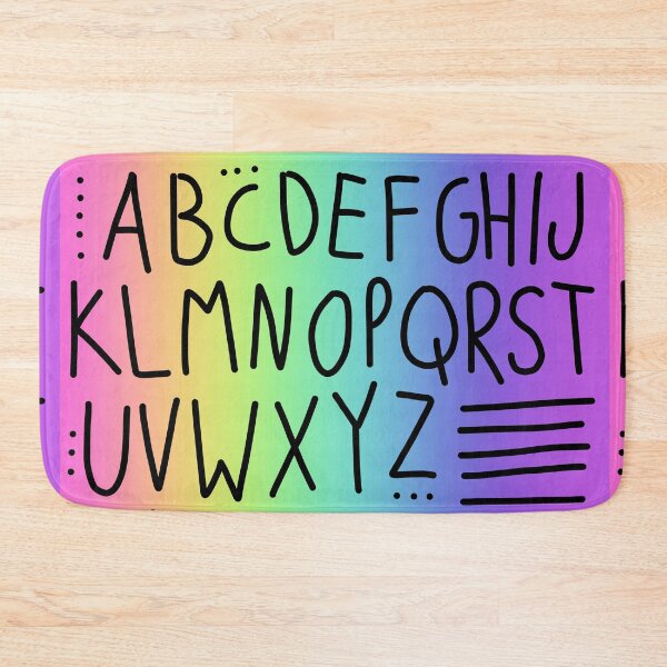 Item preview, Rainbow ABCs designed and sold by Whoopsidoodle.