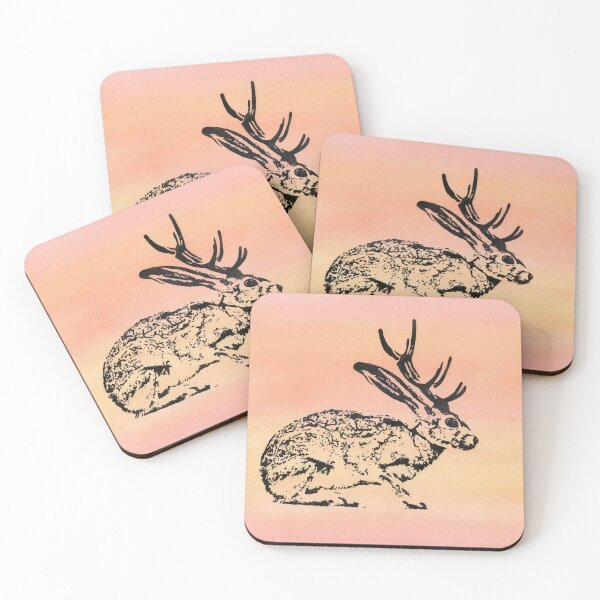 Item preview, Sunset Jackalope designed and sold by INKconceivable.