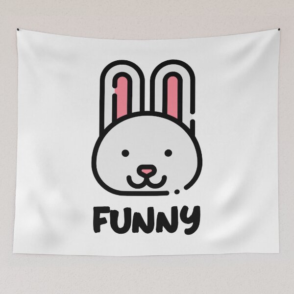 Item preview, Funny Bunny - Cute Baby Rabbit designed and sold by Witty Baby  Tees.