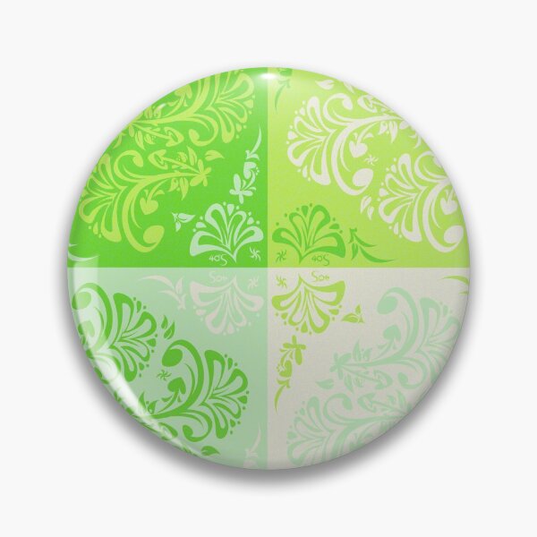 Item preview, Floral Motif 4 - fresh greens designed and sold by 40degreesSouth.