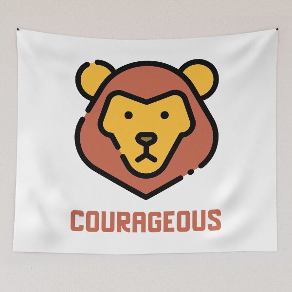 Item preview, Courageous Lion - Cute Baby Lion designed and sold by Witty Baby  Tees.