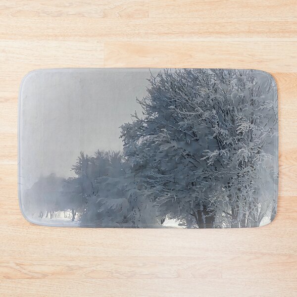 Item preview, Snow covered trees at night. designed and sold by DotorEaon.
