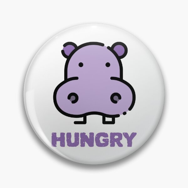 Item preview, Hungry Hippo - Cute Baby Hippo designed and sold by Witty Baby  Tees.