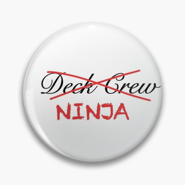 Item preview, Deck Crew are Really Ninjas Sticker designed and sold by PixieDustST.