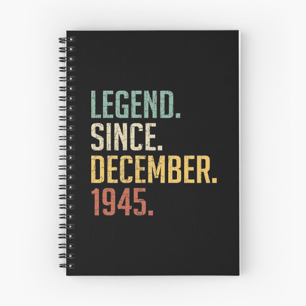 Item preview, Legend Since December 1945 75th Birthday Gift 75 Years Old Vintage December 1945 designed and sold by Takatv.