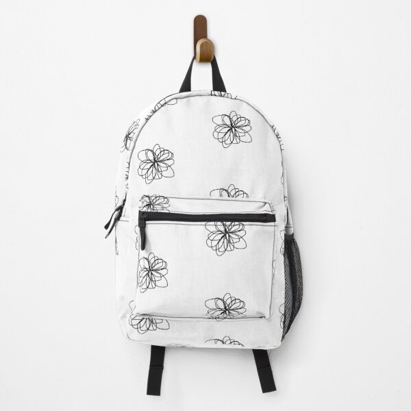Item preview, Black and White Minimalist Flower designed and sold by designsbyad.