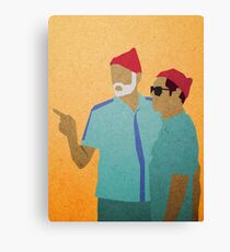 Zissou + Klaus Canvas Print