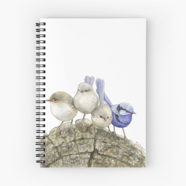 Item preview, Reyezuelos azules (Malurus splendens) designed and sold by RedCloudDesign.