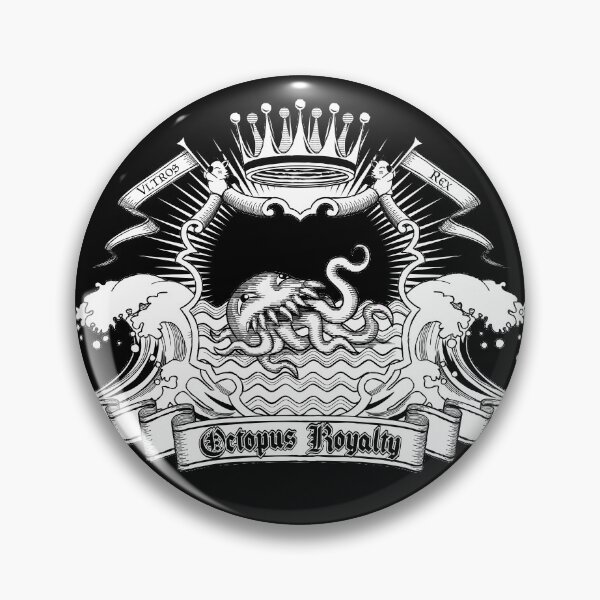 Item preview, Octopus Royalty (B/W) designed and sold by -TheGamingGeeks.