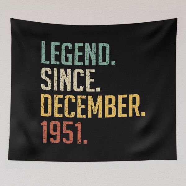 Item preview, Legend Since December 1951 69th Birthday Gift 69 Years Old Vintage December 1951 designed and sold by Takatv.