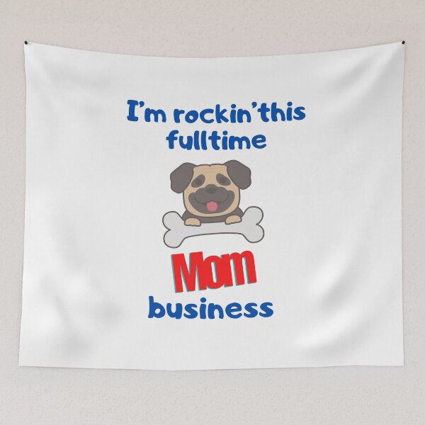Item preview, Rocking the full time dog mom designed and sold by JosAwestuff.