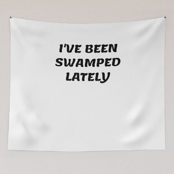 Item preview, White lie party - I've been swamped lately designed and sold by amrmab.