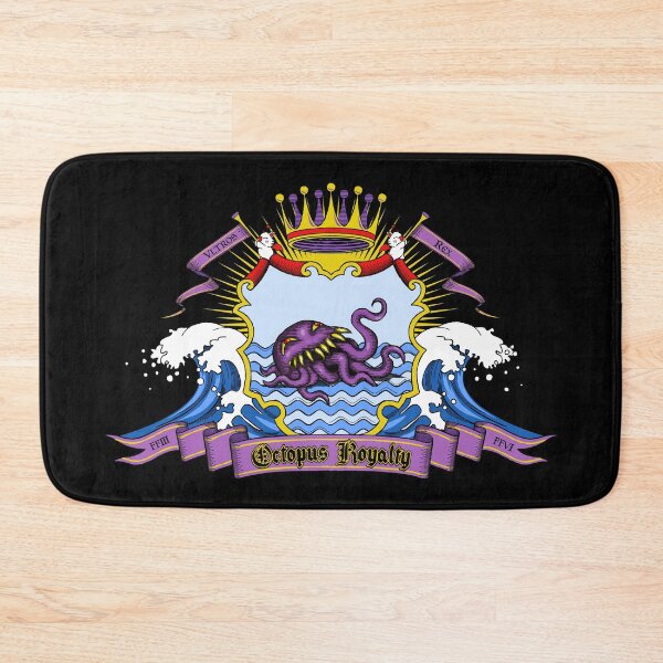 Item preview, Octopus Royalty Heraldic Emblem designed and sold by -TheGamingGeeks.