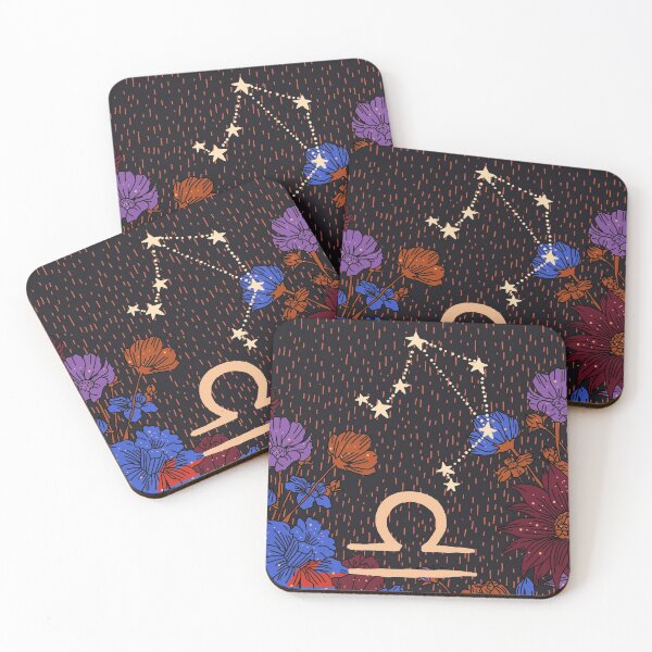 Item preview, Libra Zodiac Floral Art designed and sold by sierratruong.
