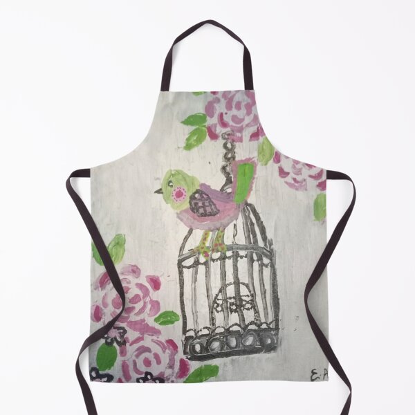 Item preview, Pretty bird and bird cage designed and sold by EmilyAmeliaArt.