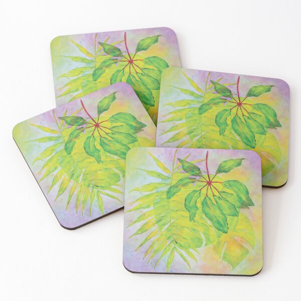 Item preview, Abstract Transparent Palm and Fern Leaves designed and sold by Judi Parkinson.