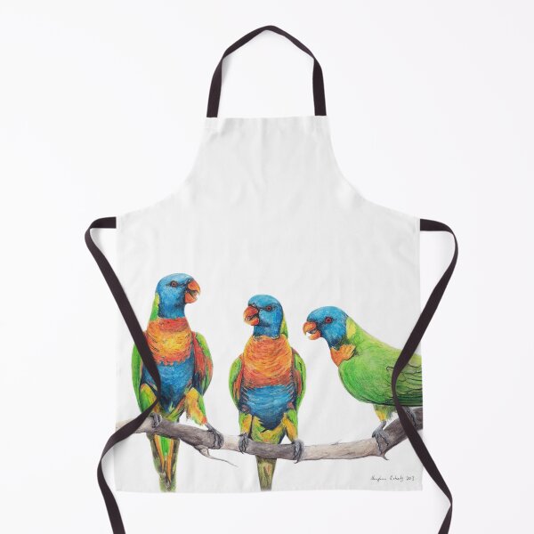 Item preview, Rainbow Lorikeet Trio designed and sold by Meaghan Roberts.