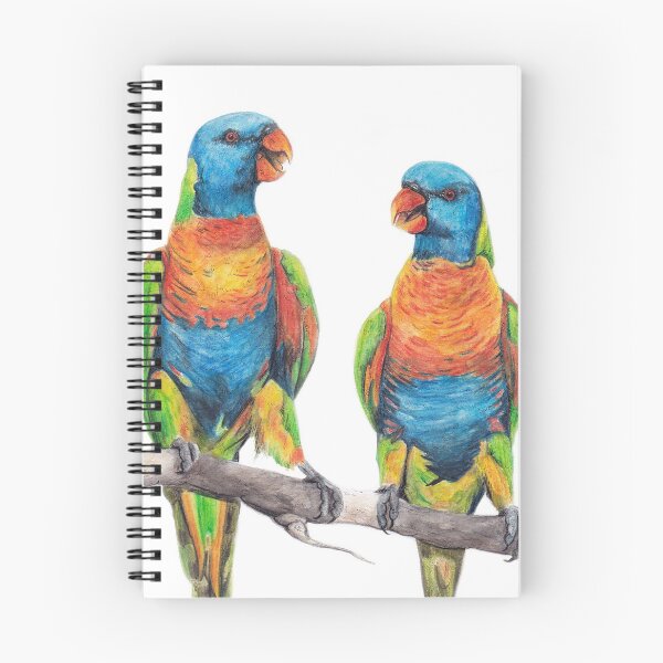 Item preview, Rainbow Lorikeet Trio designed and sold by Meaghan Roberts.