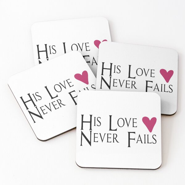 Item preview, His Love Never Fails designed and sold by Julianadieyi.