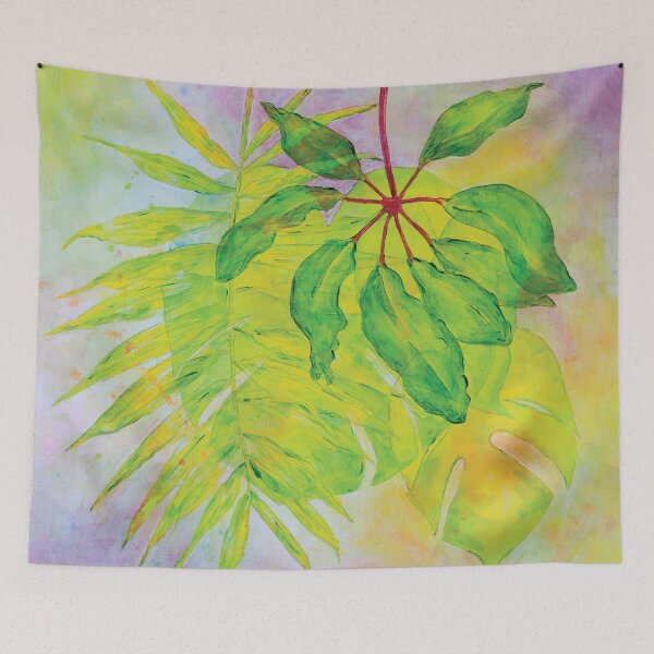 Item preview, Abstract Transparent Palm and Fern Leaves designed and sold by Judi Parkinson.