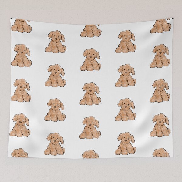 Item preview, brown stuffed puppy designed and sold by Sara Frane.