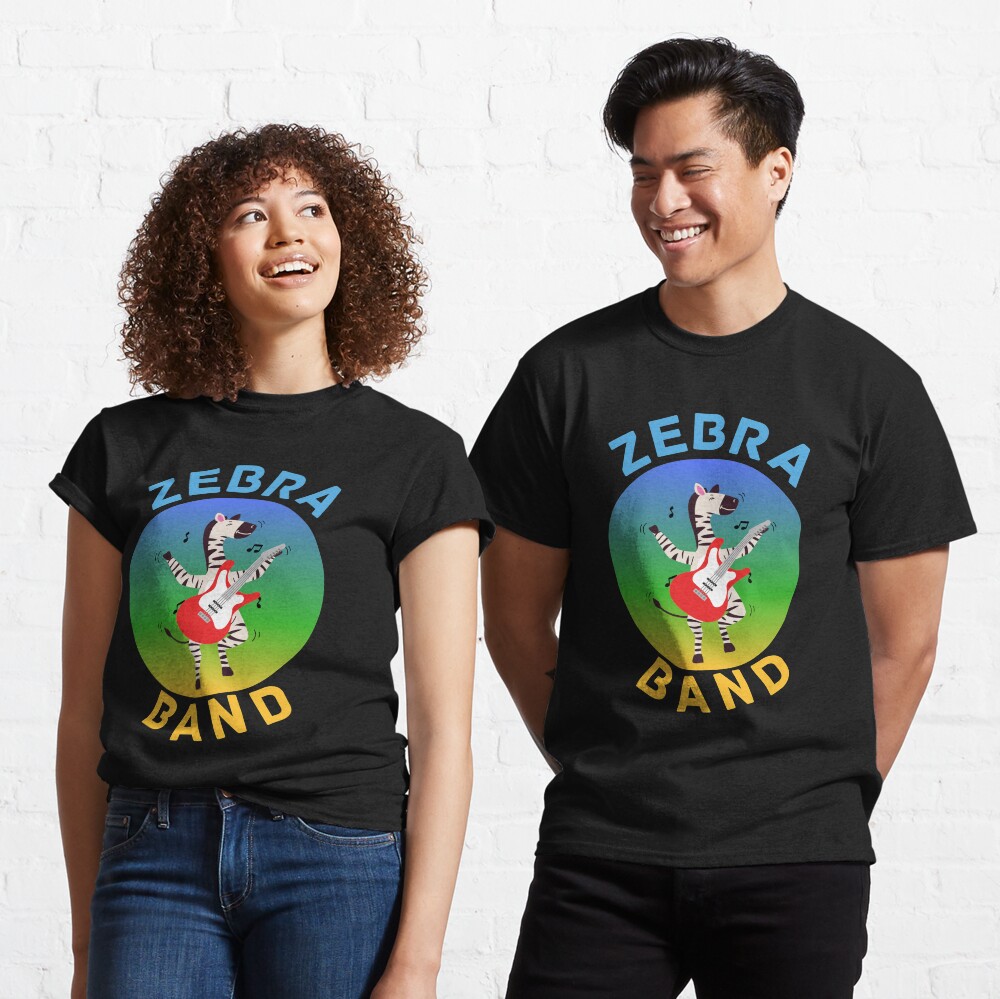 zebra-band-t-shirt-by-quadghouls-redbubble