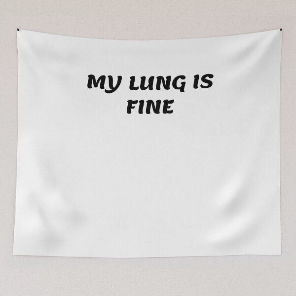 Item preview, White lie party - My Lung is fine designed and sold by amrmab.