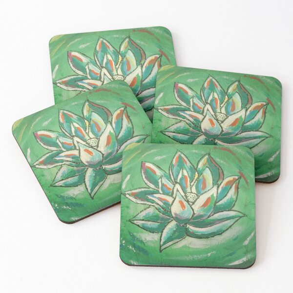 Item preview, Green Zen Lotus Flower designed and sold by EmilyAmeliaArt.