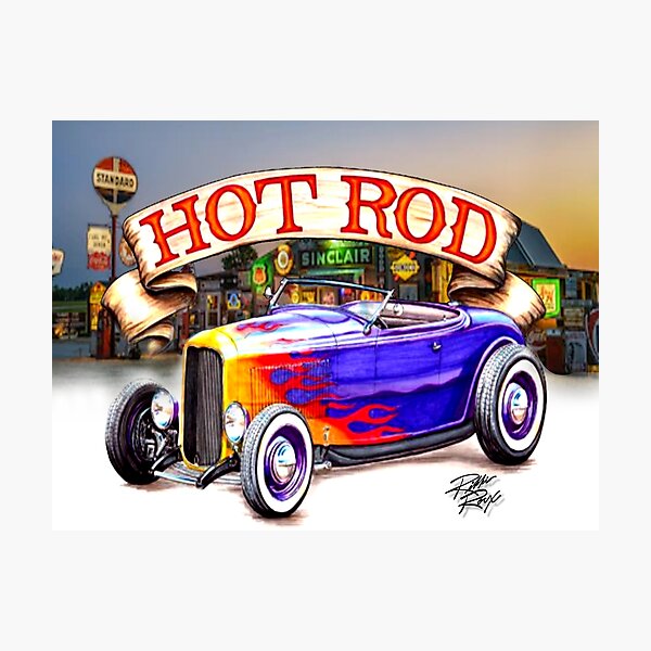 American Hot Rod Photographic Print